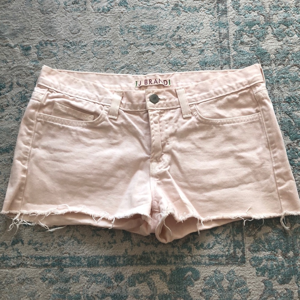 JBrand Light Pink Denim Shorts